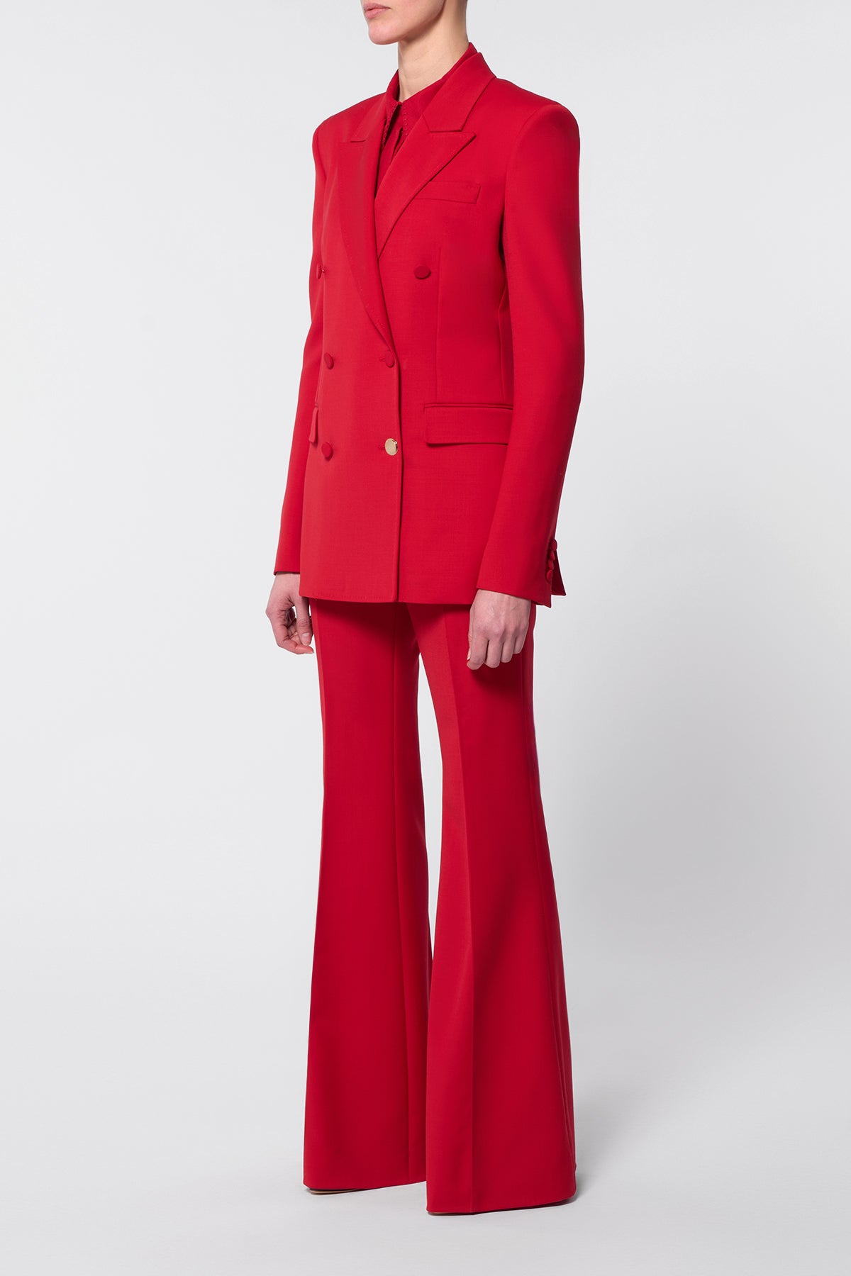 Rhein Pant in Scarlet Red Sportswear Wool