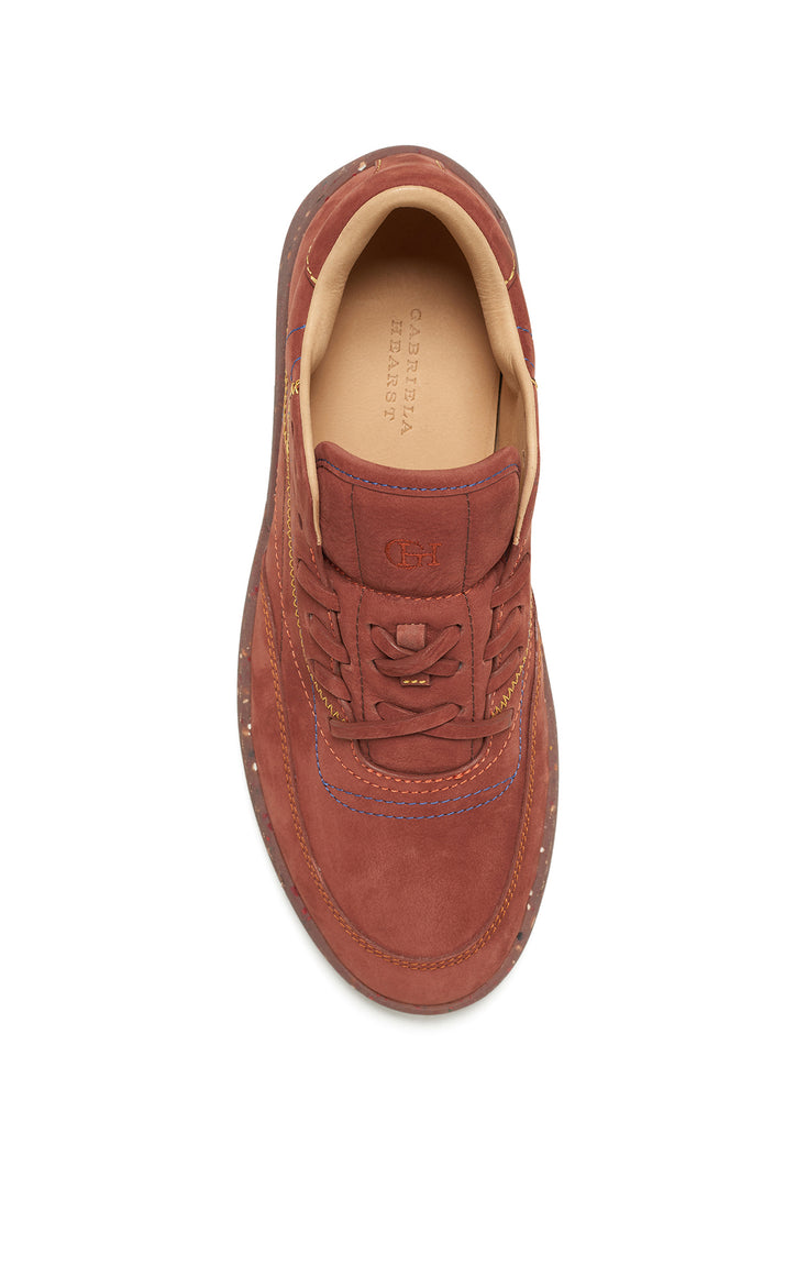 Ohio Slip-on Sneaker in Burnt Sienna Nubuck