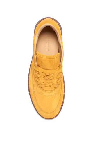Golden Birch Ohio Sneakers - Top View Interior Detail | Gabriela Hearst