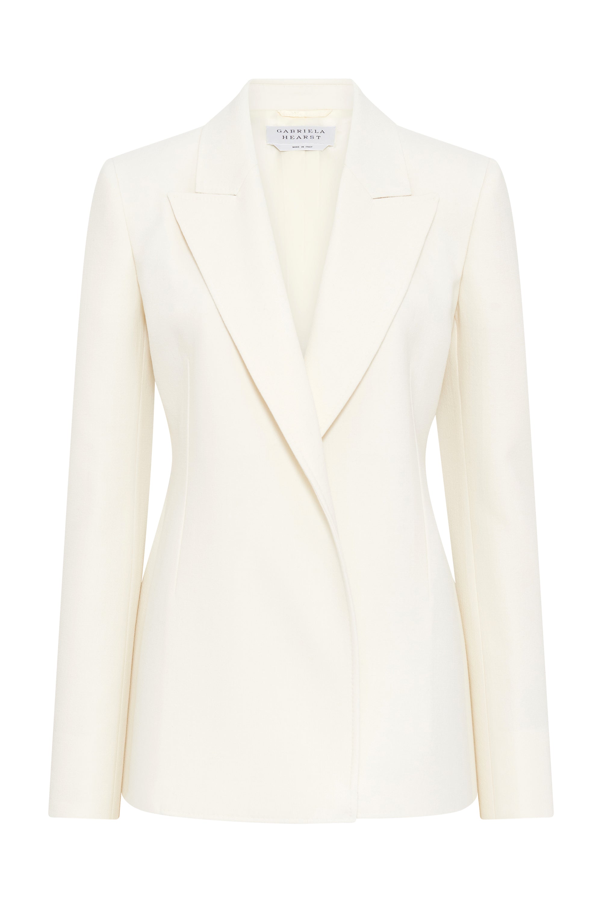 Women's Ivory Virgin Wool Blazer | Gabriela Hearst