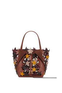 Marija Stars Tote Bag in Multicolor Nappa Leather