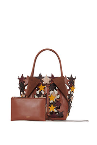 Marija Stars Tote Bag in Multicolor Nappa Leather