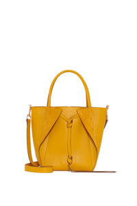 Small Marija Tote Bag in Golden Birch Nappa Leather