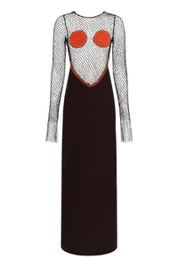 Lilith Knit Dress In Multi Wool Cashmere