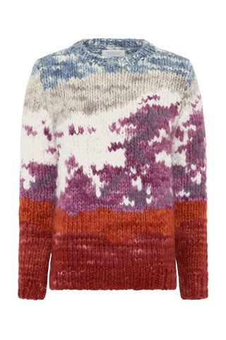 Sylphora Knit Crewneck Sweater in Mountain Welfat Cashmere