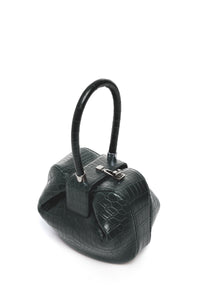 Nina Bag in Green Crocodile Leather