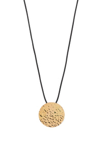 Moon Pendant in 18K Yellow Gold