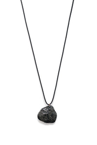 Nugget Necklace in Black Ceramic