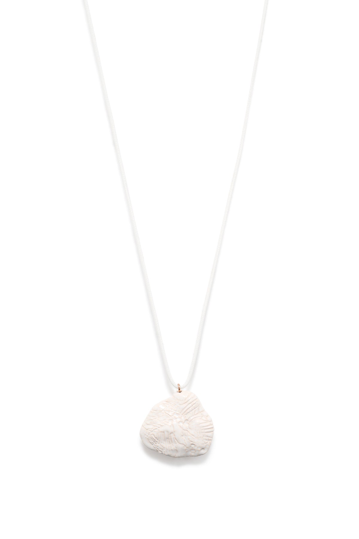 Nugget Necklace in Ivory Ceramic