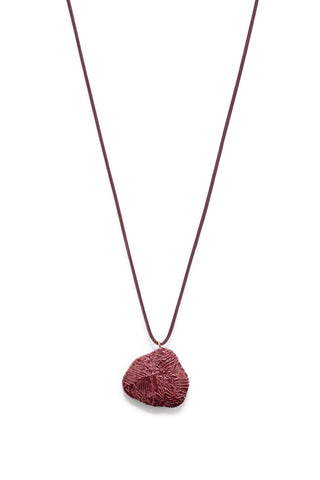 Nugget Necklace in Bordeaux Ceramic