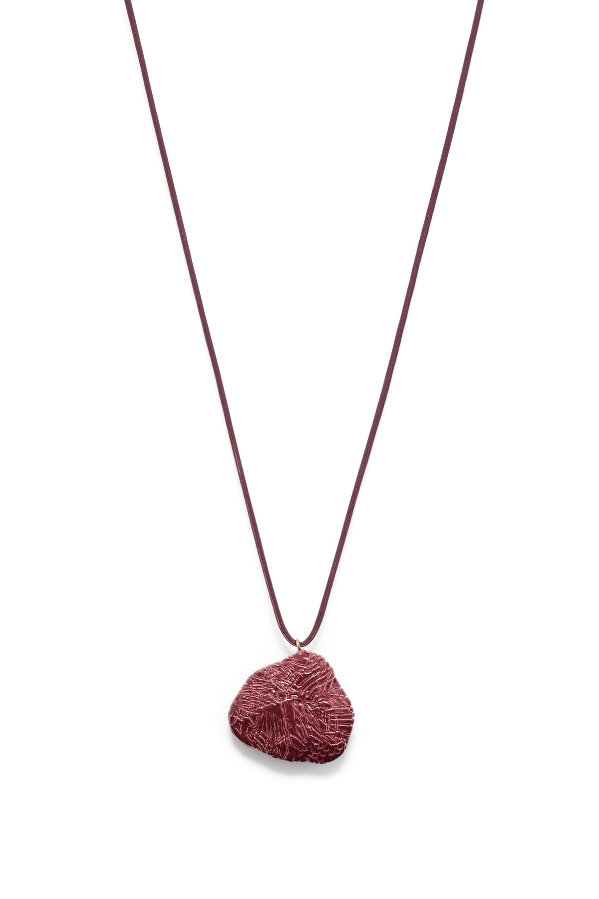 Nugget Necklace in Bordeaux Ceramic
