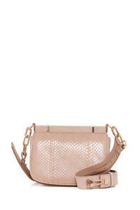 Small Dern Bag in Nude Snakeskin