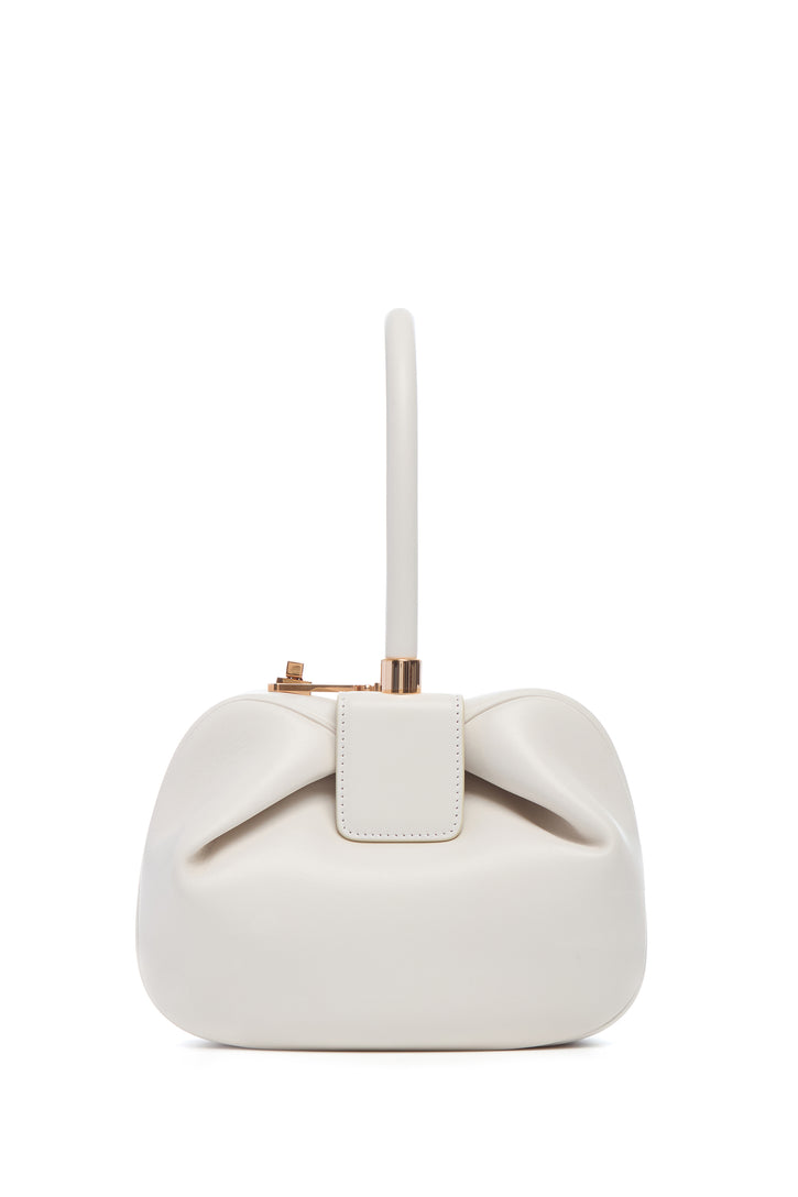 Nina Bag in Ivory Nappa Leather