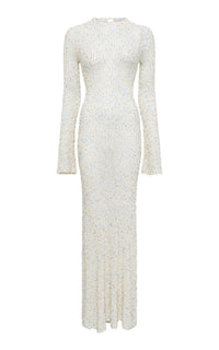 gabriela hearst Chandra Knit Maxi Dress in Ivory Multi Beaded Cashmere | Clothing gabriela hearst Chandra Knit Maxi Dress in Ivory Multi Beaded Cashmere | Clothing