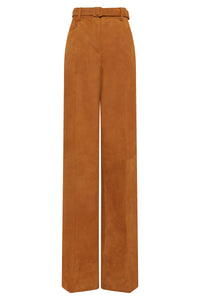 Norman Pant in Cashew Suede