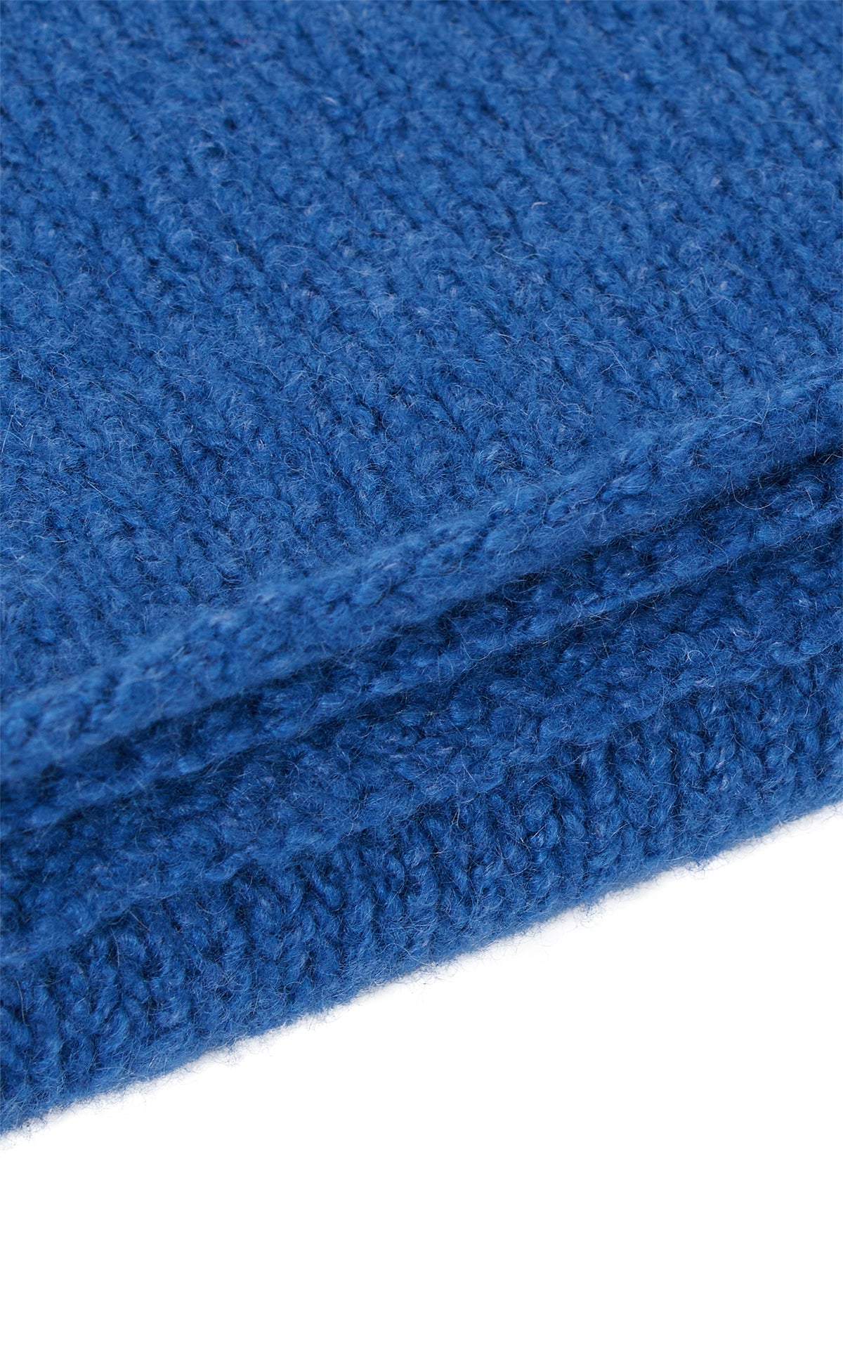 Nyja Knit Blanket in Dark Blue Denim Cashmere