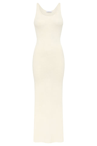 Nyra Knit Maxi Dress in Off White Mulberry Silk Gabriela Hearst Nyra Knit Maxi Dress in Off White Mulberry Silk Gabriela Hearst