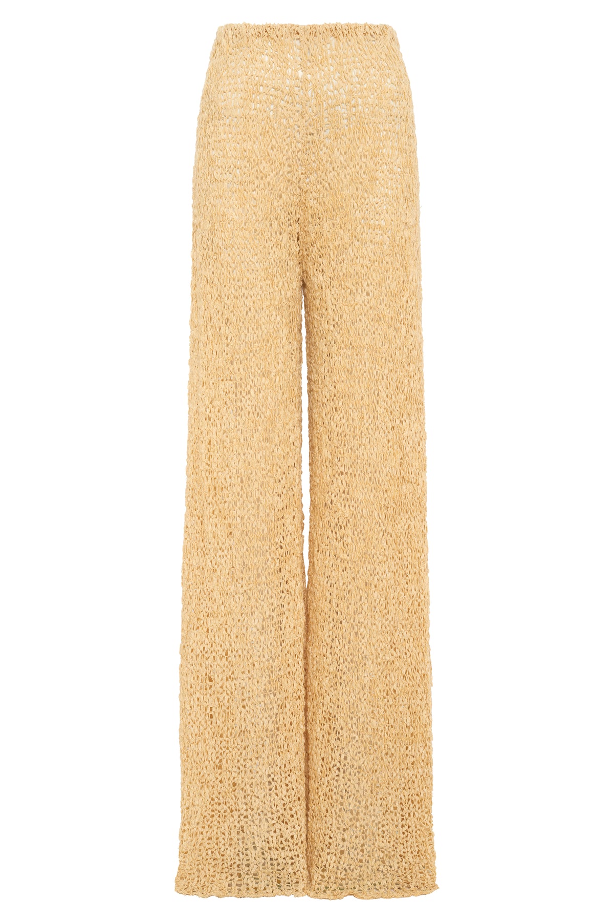 Oriel Knit Pant In Hay Silk Cashmere