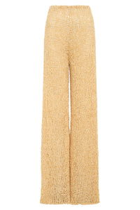 Oriel Knit Pant In Hay Silk Cashmere