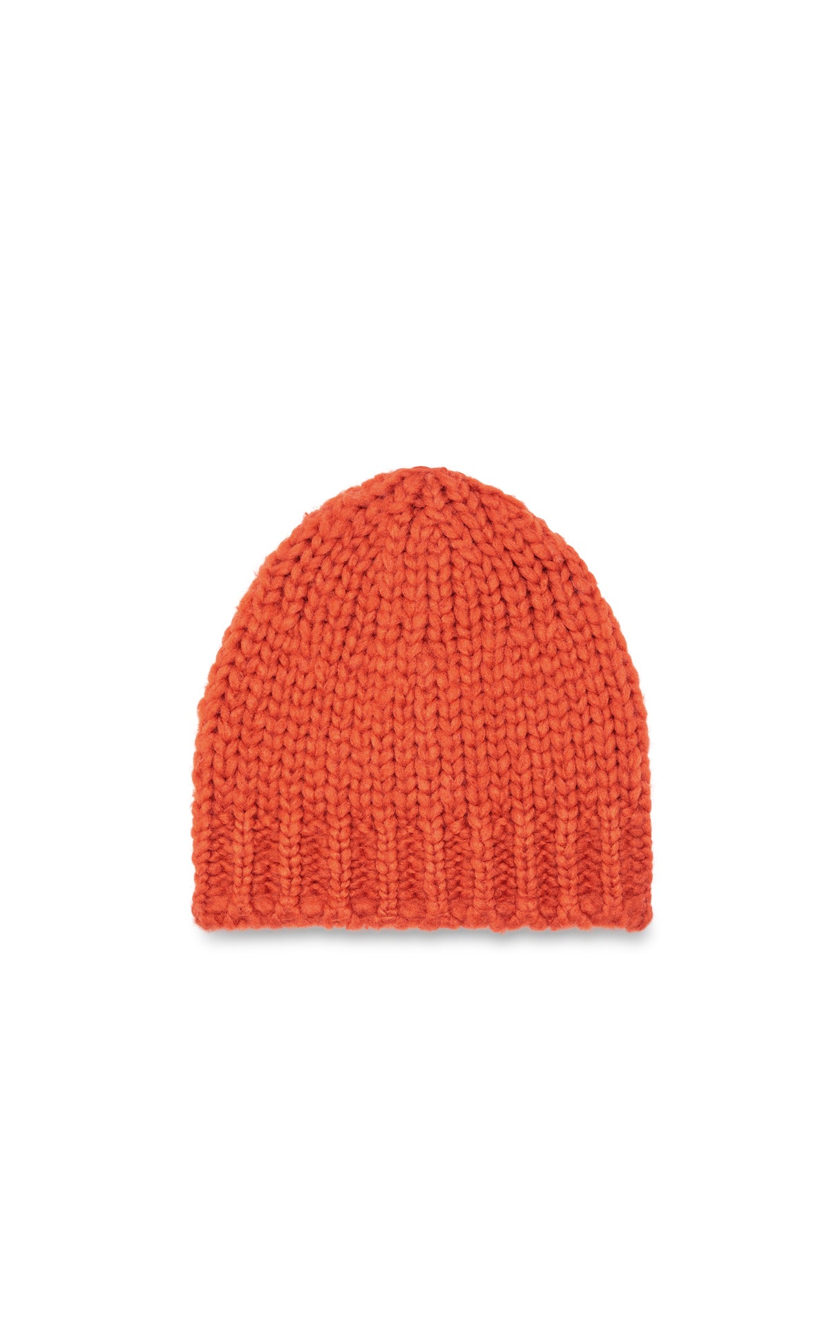 Pacino Knit Hat in Antelope Orange Welfat Cashmere