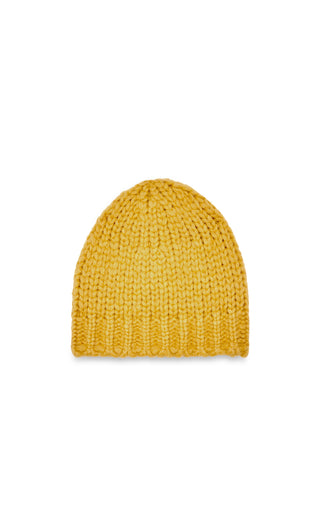 Pacino Knit Hat in Golden Birch Welfat Cashmere