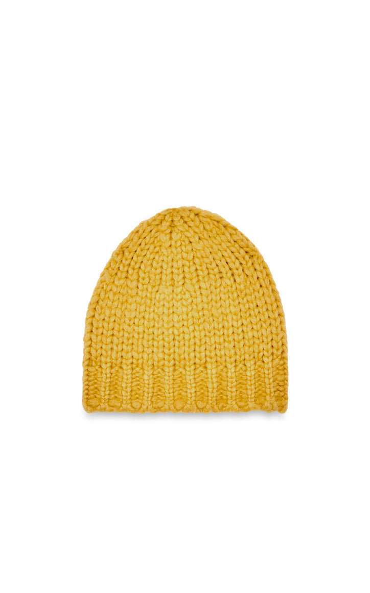 Pacino Knit Hat in Golden Birch Welfat Cashmere