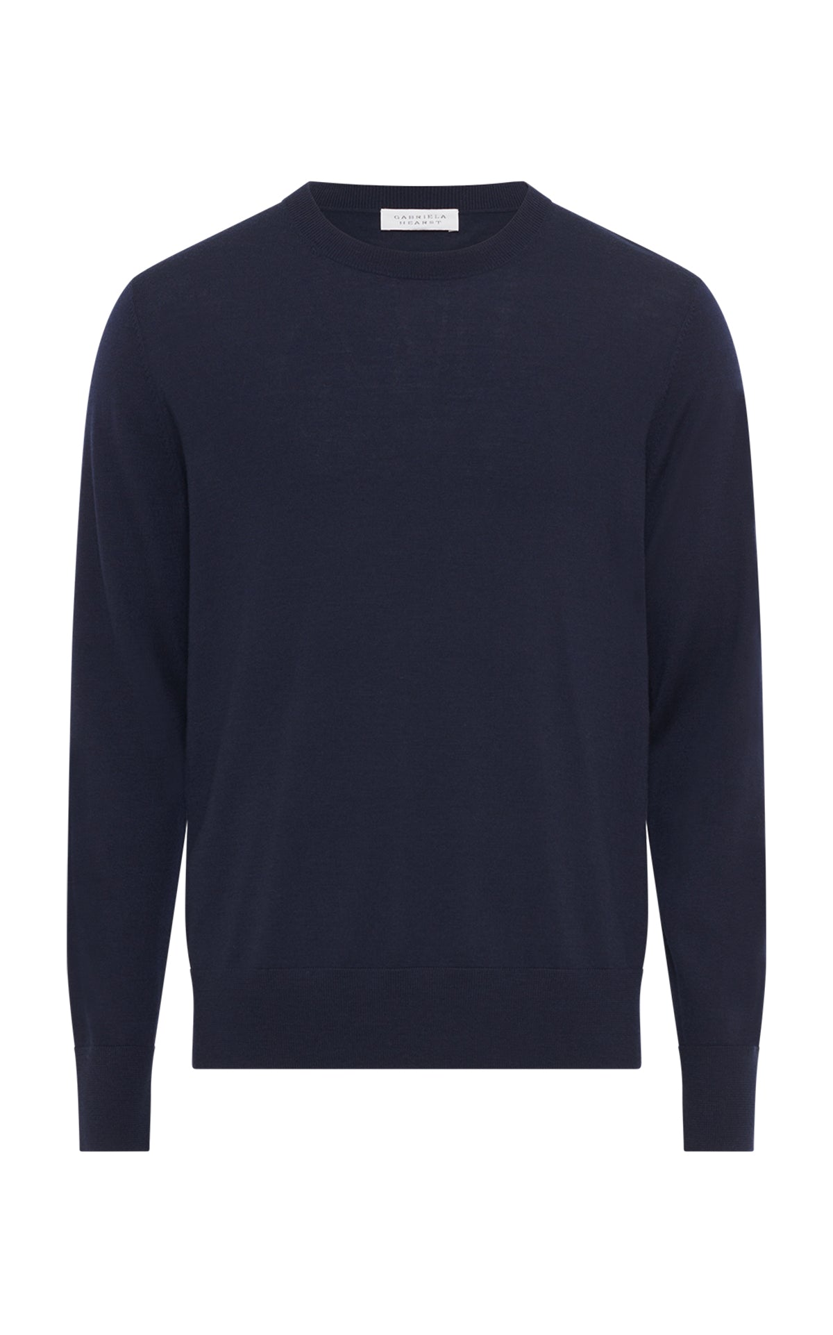 Palco Knit Sweater in Electric Navy Virgin Wool