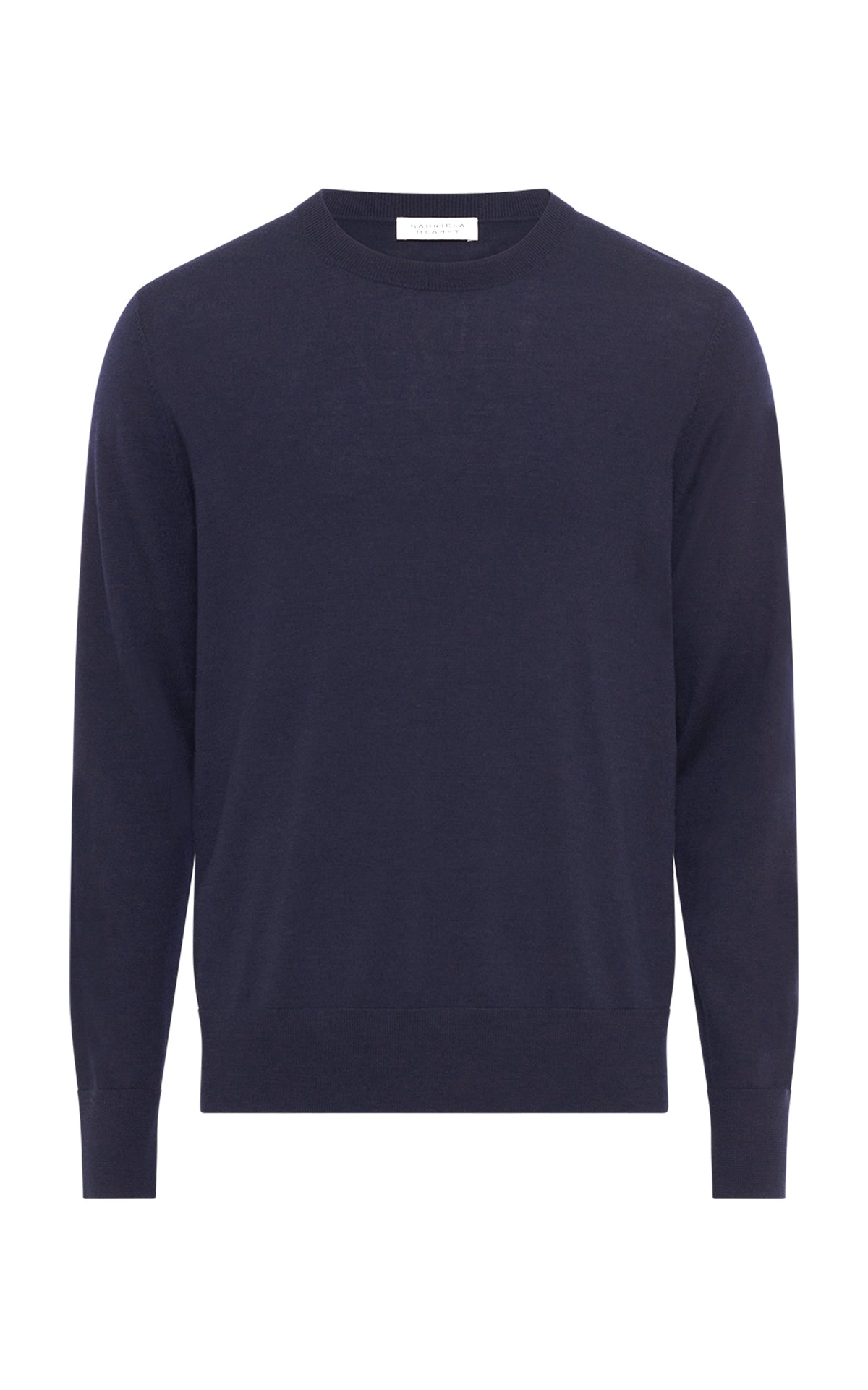 Palco Knit Sweater in Electric Navy Virgin Wool