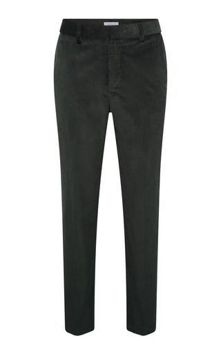 Anthony Five Pocket Pant in English Green Sea Island Cotton Corduroy