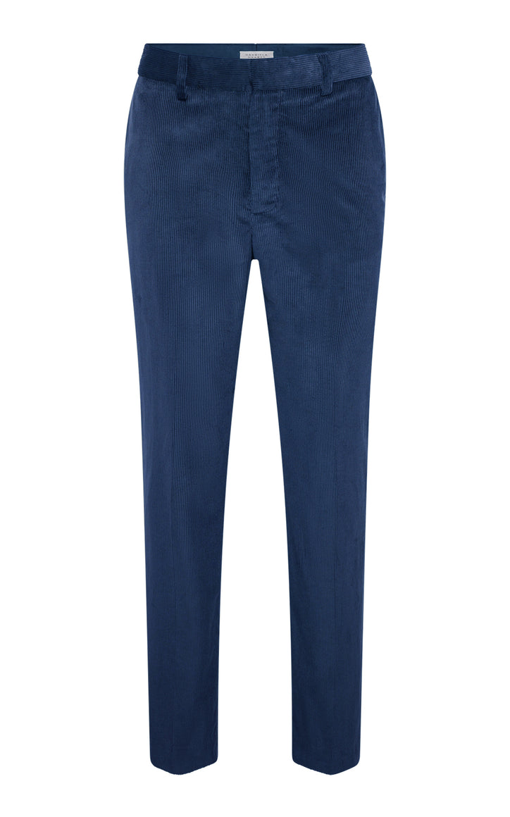 Sebastian Pant in Electric Navy Sea Island Cotton Corduroy