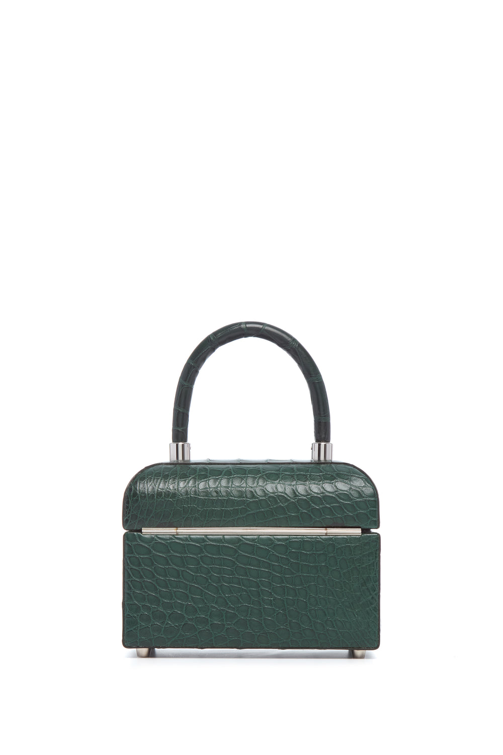 Patsy Bag in Green Crocodile Leather