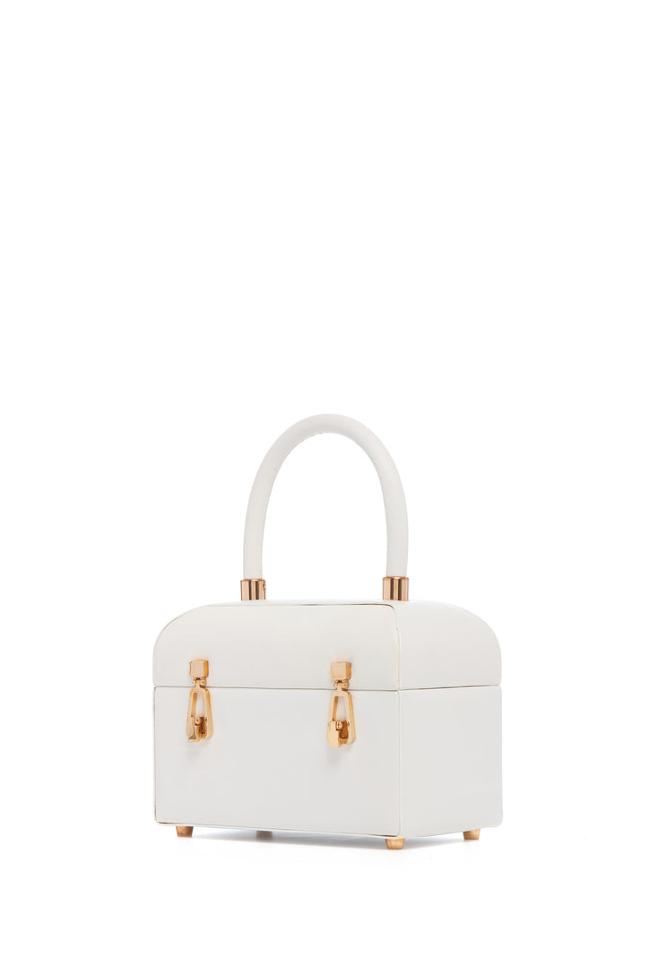 Patsy Bag in Ivory Nappa Leather