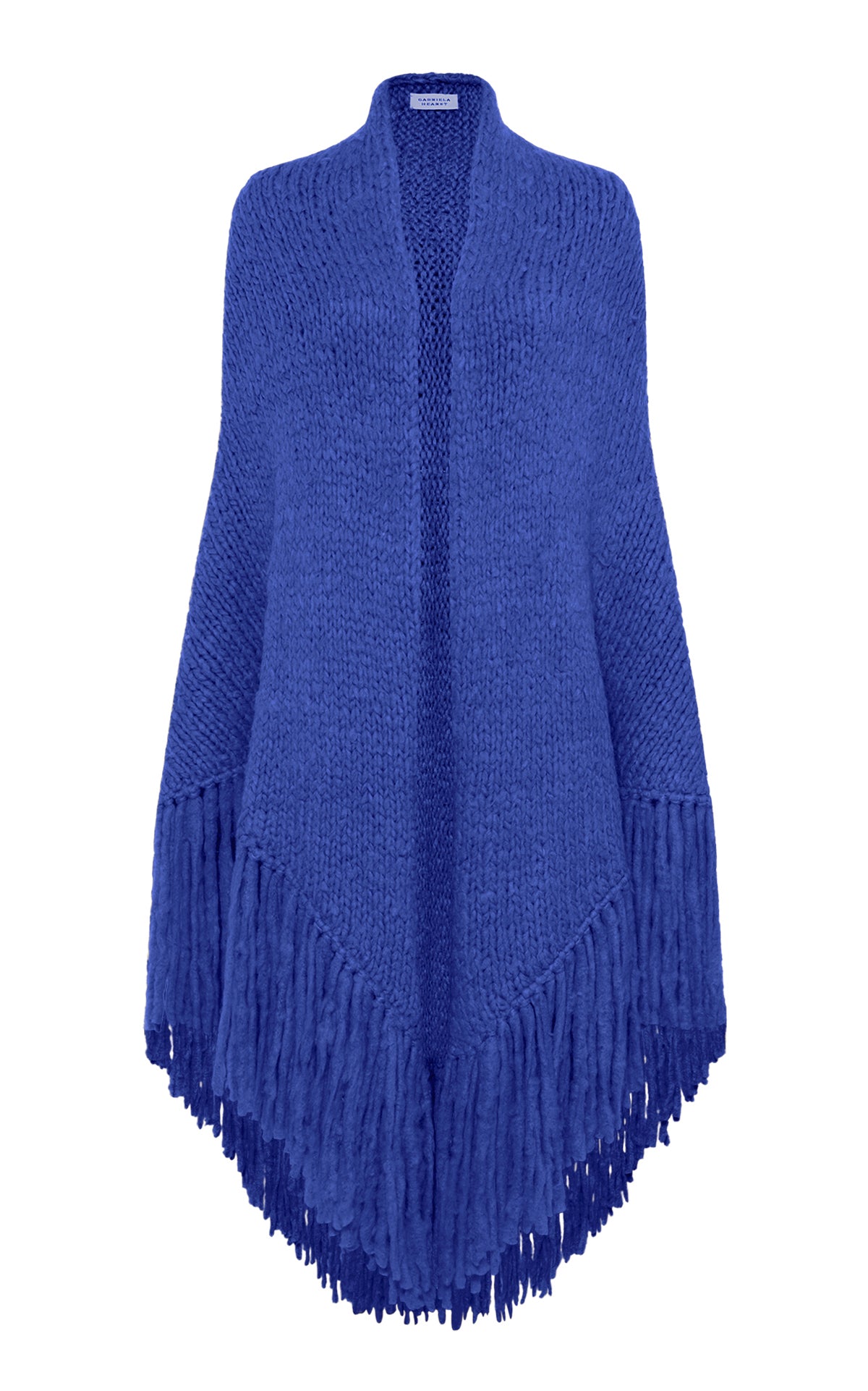 Lauren Knit Wrap in Cobalt Welfat Cashmere
