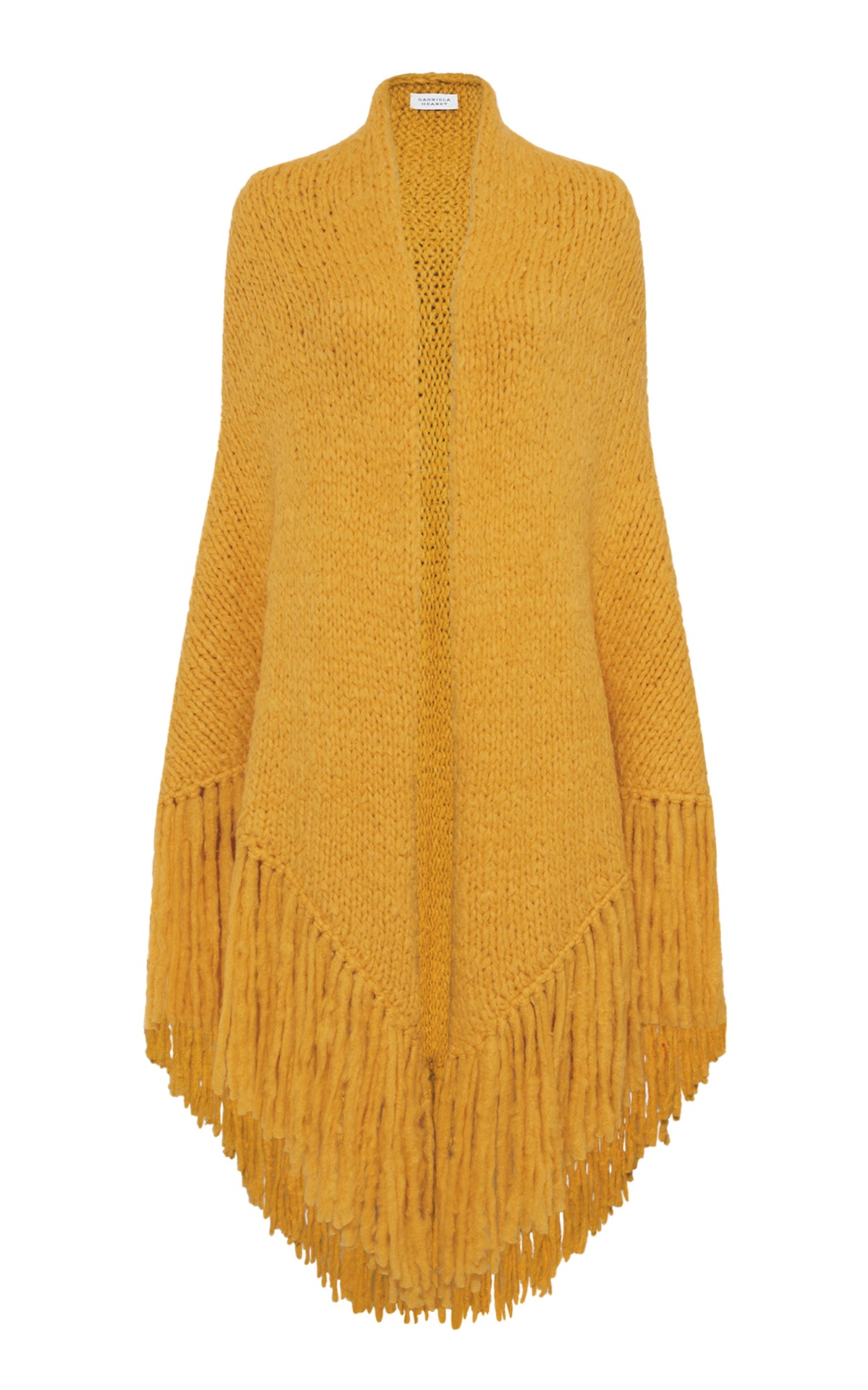Lauren Knit Wrap in Golden Birch Welfat Cashmere
