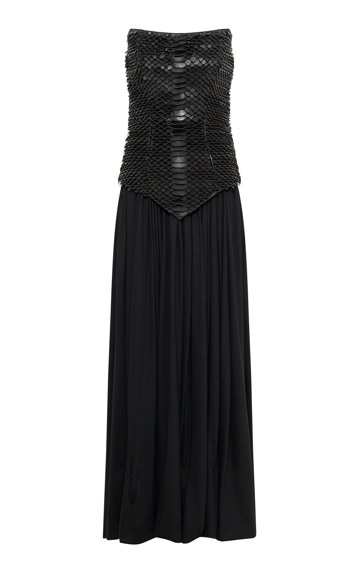 Estrid Dress in Black Nappa Leather