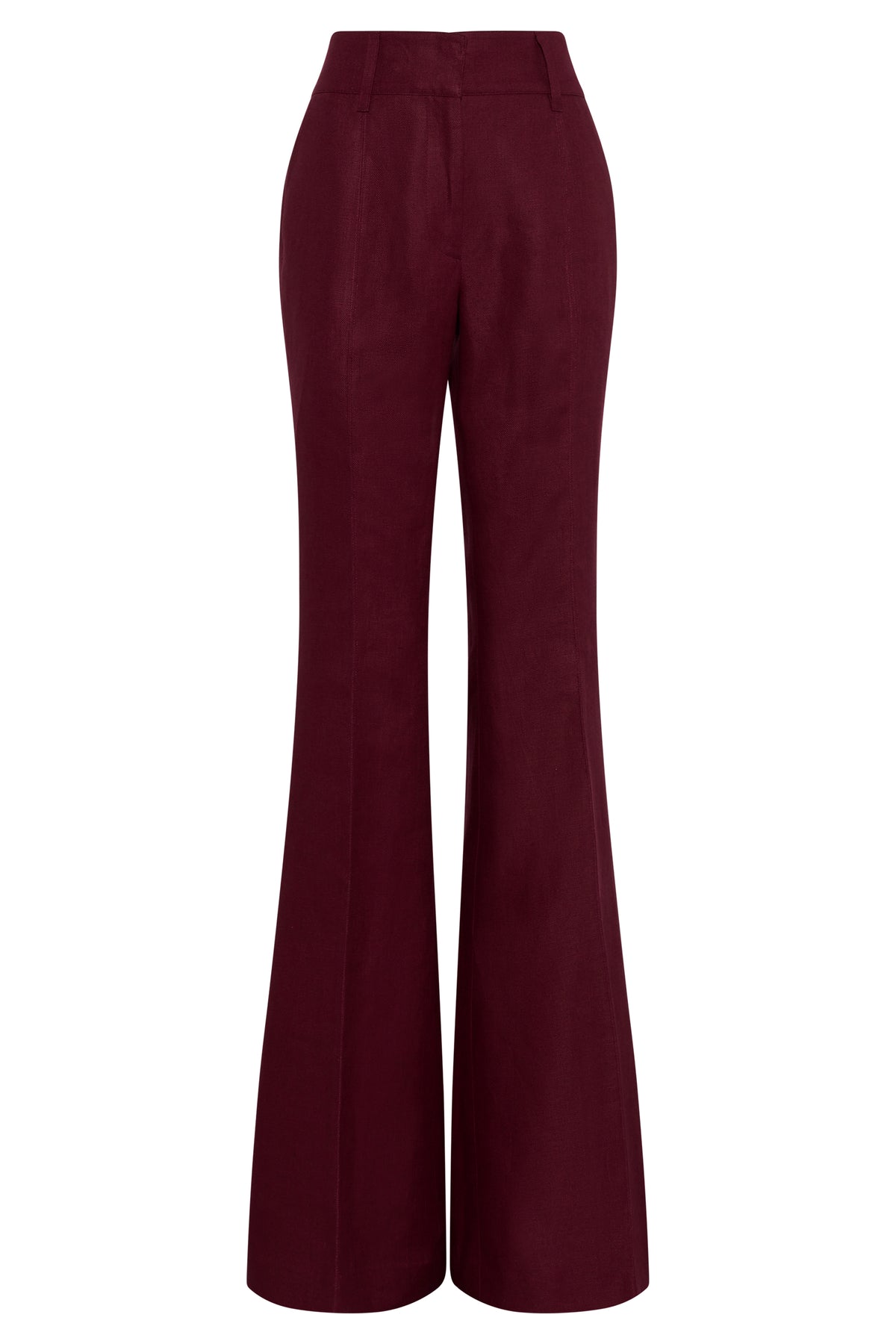 Rhein Pant in Bordeaux Linen Twill