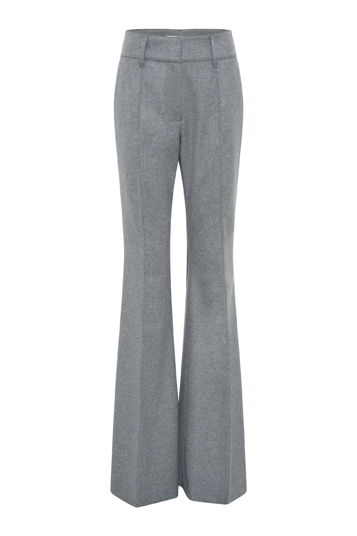 Rhein Pant in Smoke Cashmere Wool Flannel