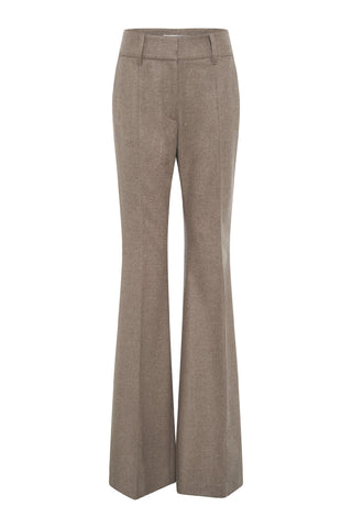 Rhein Pant in Walnut Wool Cashmere Flannel