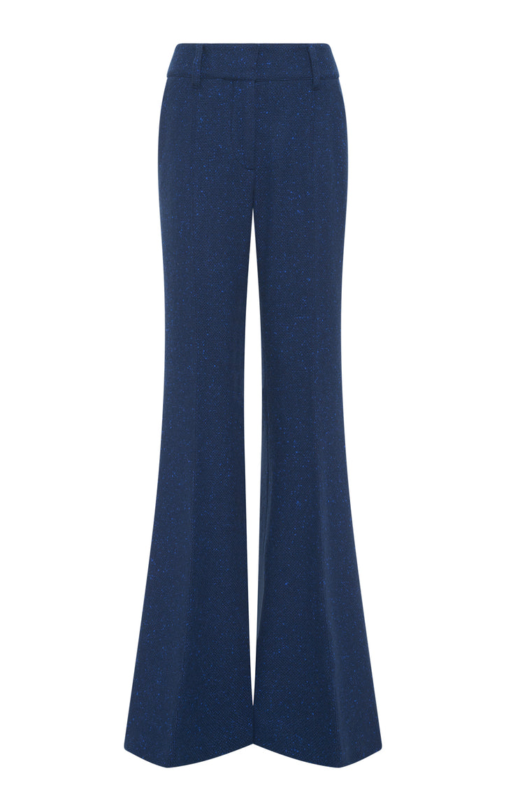 Rhein Knit Pant in Electric Navy Speckle Cashmere