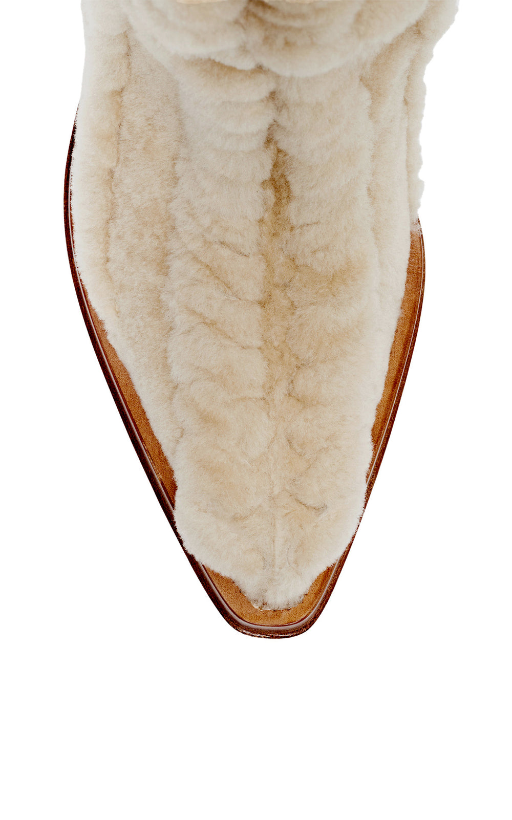 Joseph Tall Boot in Natural Shearling