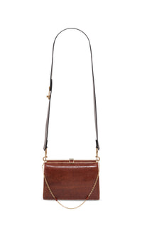 Vintage No.9 Bag in Cognac Snakeskin