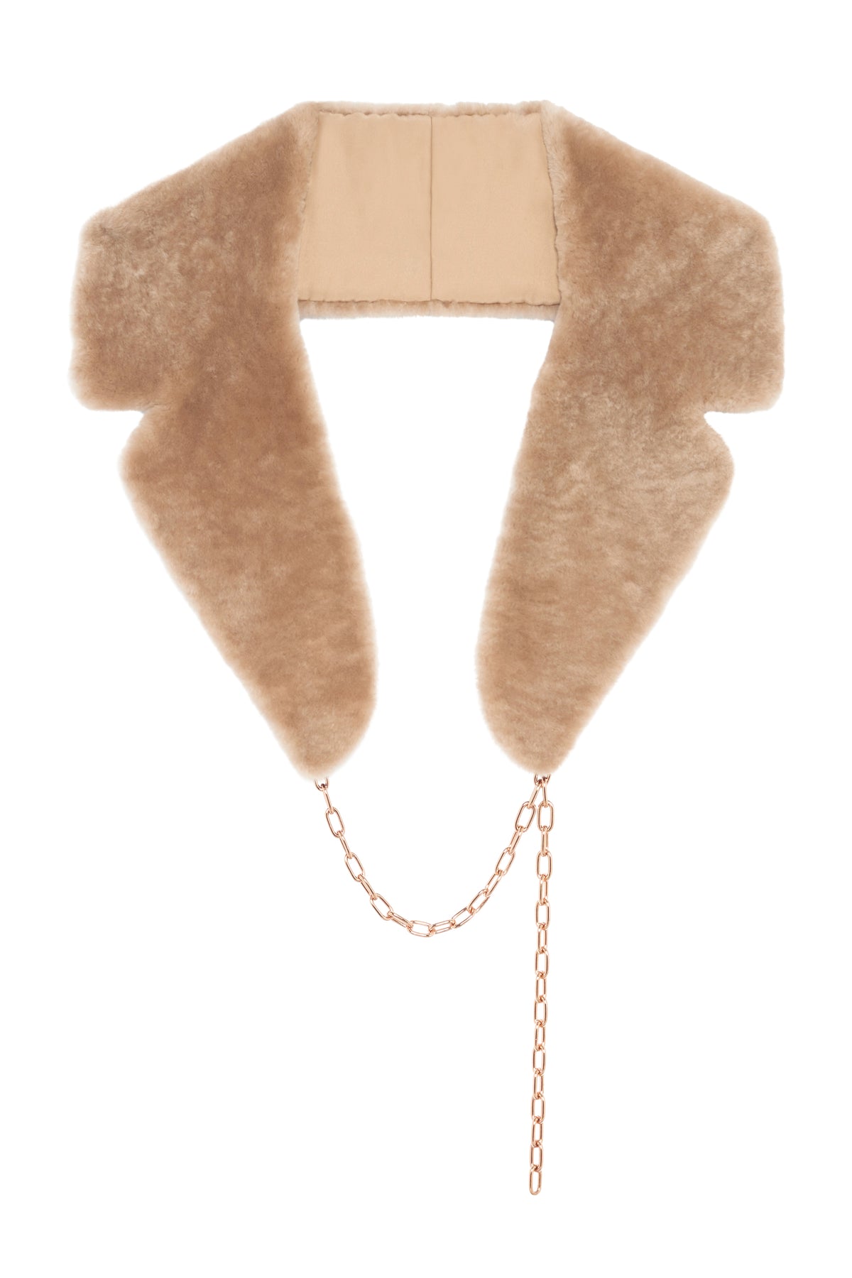 Demeter Coat Collar in Champagne Shearling