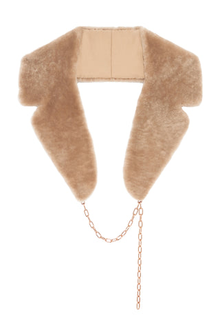 Demeter Coat Collar in Champagne Shearling