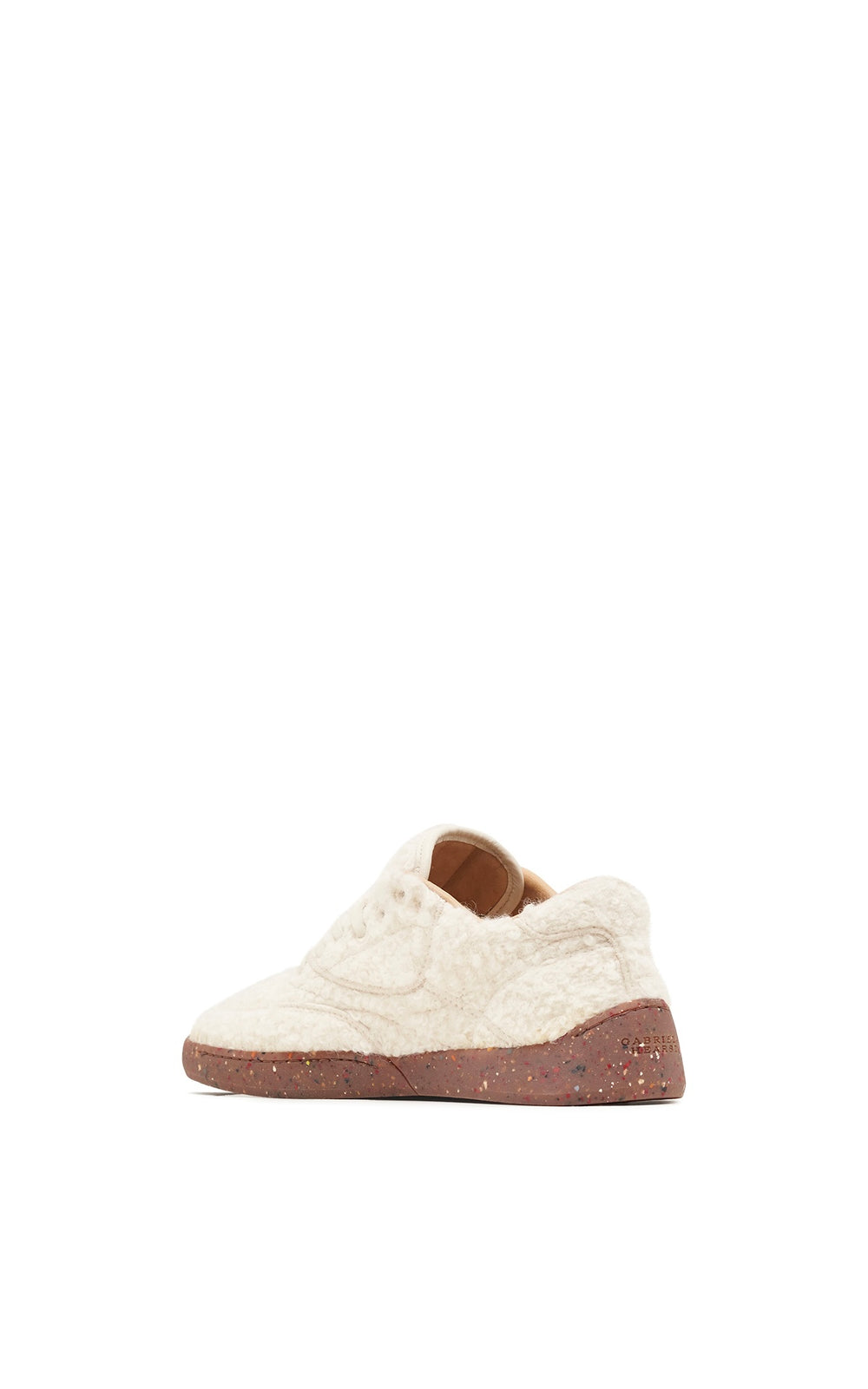 Ohio Slip-on Sneaker in Ivory Cashmere Boucle