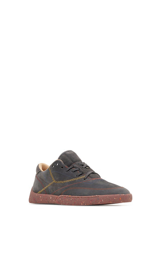 Charcoal Nubuck Ohio Slip-on Sneaker - Front Angle | Gabriela Hearst