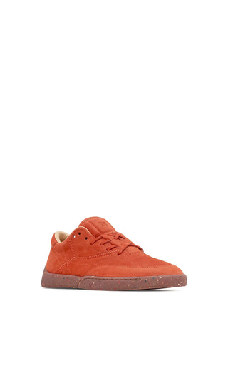 Orange Nubuck Ohio Sneakers - Front Angle View | Gabriela Hearst