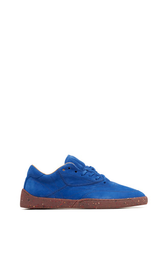 Cobalt Nubuck Ohio Slip-On Sneakers - Side Profile | Gabriela Hearst