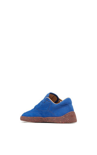 Cobalt Nubuck Ohio Slip-On Sneakers - Back Heel View | Gabriela Hearst