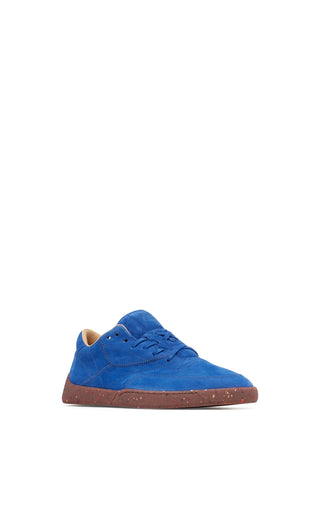 Cobalt Nubuck Ohio Slip-On Sneakers - Three Quarter Front View | Gabriela Hearst