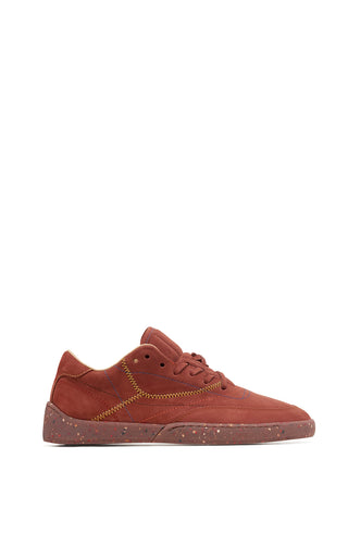 Burnt Sienna Nubuck Ohio Slip-on Sneaker - Side View | Gabriela Hearst